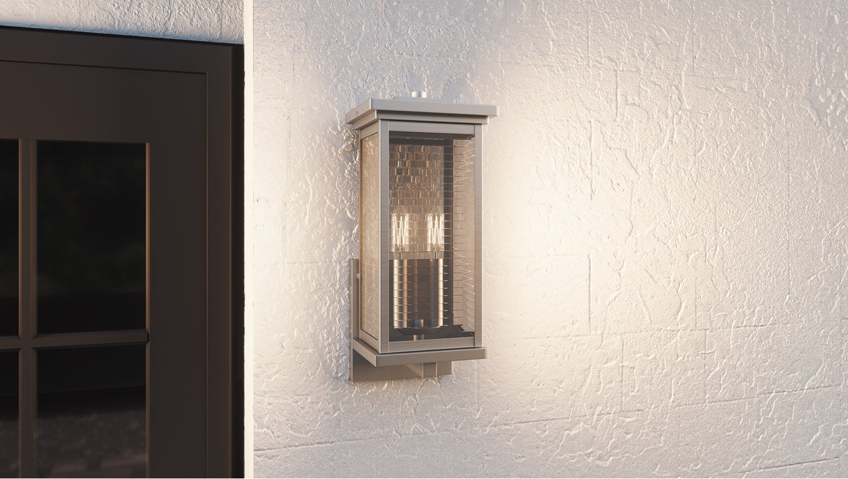 Quoizel GAR8408SS Gardner Two Light Outdoor Wall Lantern, Stainless Steel Alternate Image.jpg