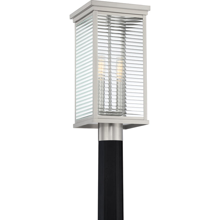 Quoizel GAR9008SS Gardner Two Light Outdoor Post Mount, Stainless Steel Alternate Image 2.jpg