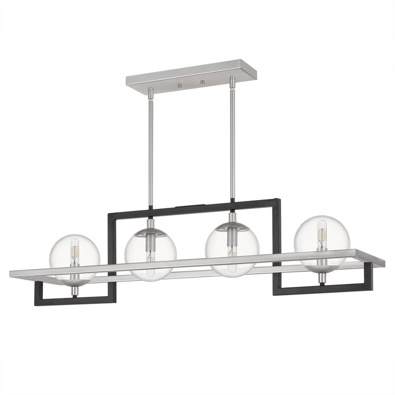 Quoizel KAN440EK Kane Four Light Island Chandelier, Earth Black Alternate Image.jpg