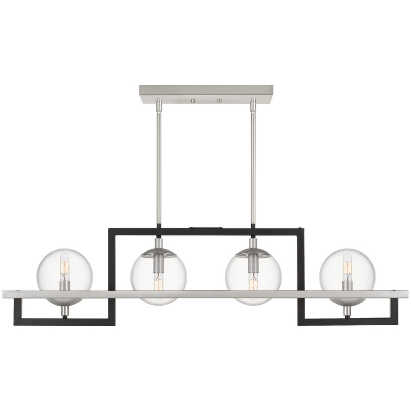 Quoizel KAN440EK Kane Four Light Island Chandelier, Earth Black Alternate Image 2.jpg