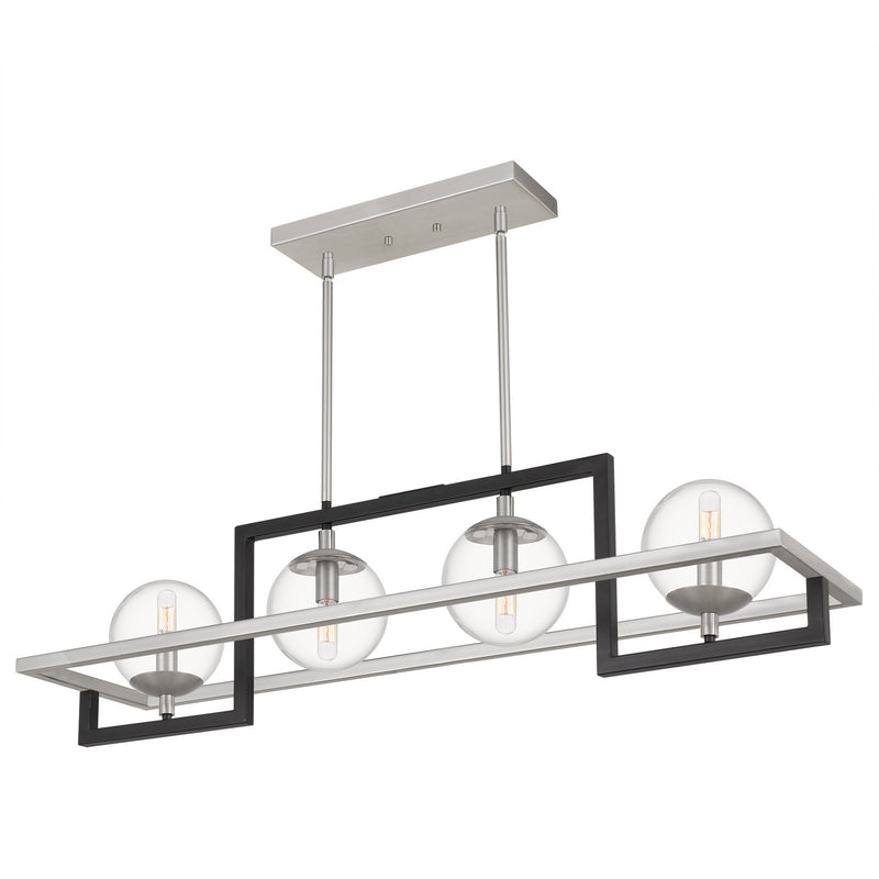 Quoizel KAN440EK Kane Four Light Island Chandelier, Earth Black Alternate Image 3.jpg