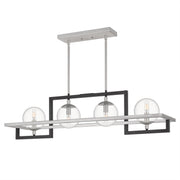 Quoizel KAN440EK Kane Four Light Island Chandelier, Earth Black Main Image.jpg