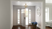 Quoizel QF5119WS Harvel Four Light Semi-Flush Mount, Weathered Brass Alternate Image.jpg