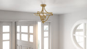 Quoizel QF5119WS Harvel Four Light Semi-Flush Mount, Weathered Brass Alternate Image 2.jpg