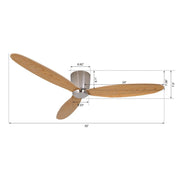 Lucci Air 21051901 Radar 52" Ceiling Fan, Brushed Chrome and Teak Alternate Image 6.jpg