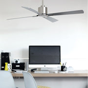 Lucci Air 210520010 Climate 52" Ceiling Fan, Brushed Chrome and Silver Alternate Image.jpg