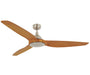 Beacon Lighting 211010010 Type A 60" Ceiling Fan Brushed Chrome/Teak Main Image.jpg