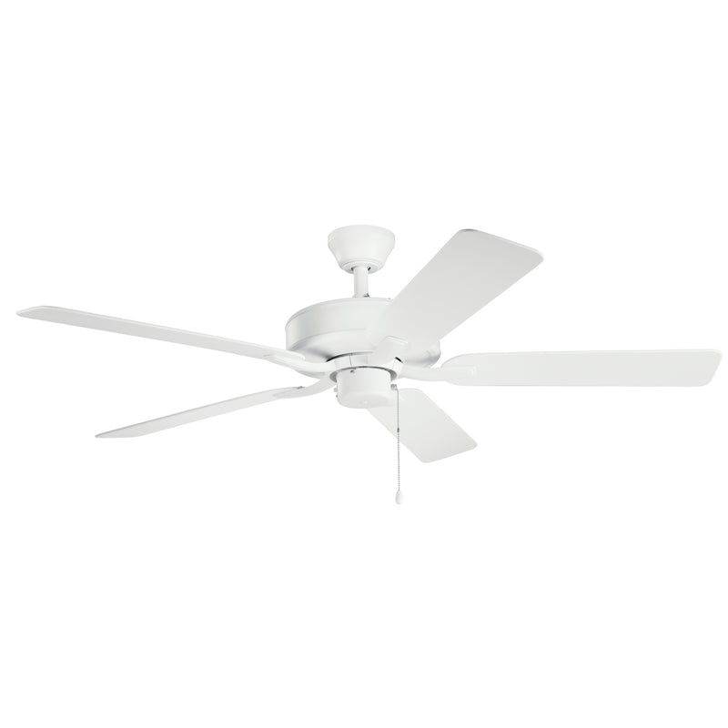 Kichler 330015MWH 52"Ceiling Fan, Matte White