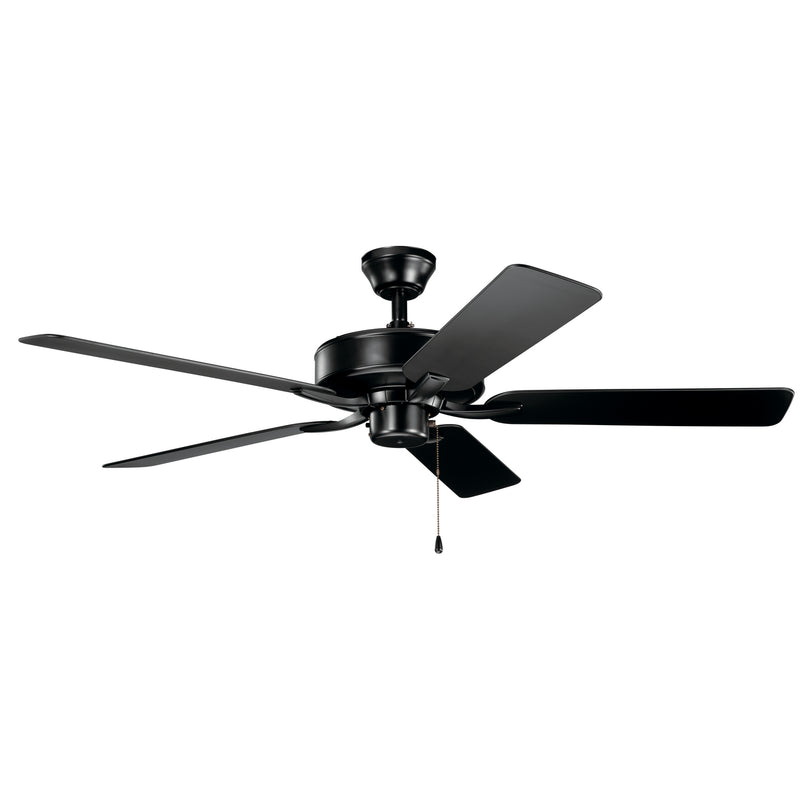 Kichler 330015SBK 52"Ceiling Fan, Satin Black