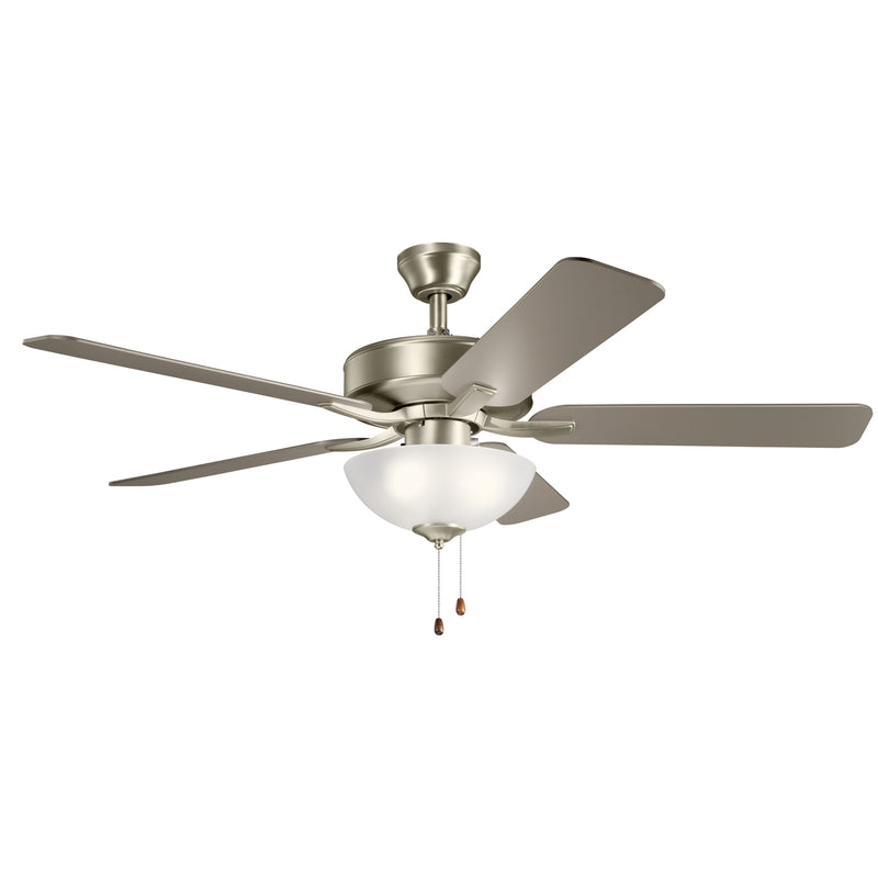 Kichler 330017NI 52"Ceiling Fan, Brushed Nickel