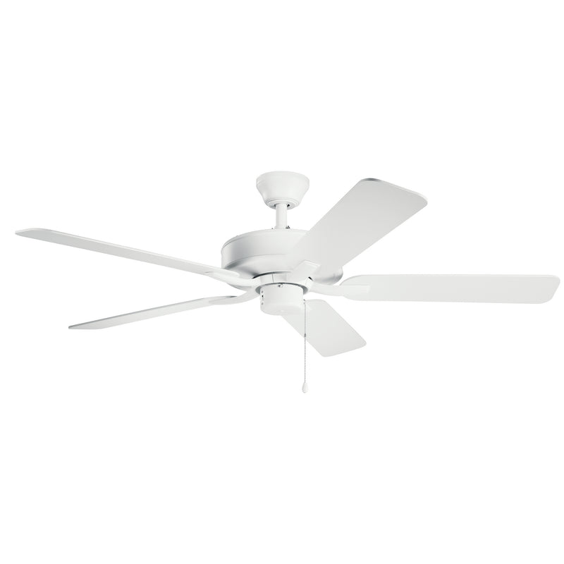 Kichler 330018MWH 52"Ceiling Fan, Matte White