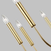 Visual Comfort Studio EC1009BBS Brianna Nine Light Chandelier, Burnished Brass Alternate Image 2.jpg