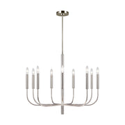 Visual Comfort Studio EC1009PN Brianna Nine Light Chandelier, Polished Nickel Alternate Image.jpg