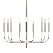 Visual Comfort Studio EC1009PN Brianna Nine Light Chandelier, Polished Nickel Alternate Image 2.jpg