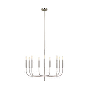 Visual Comfort Studio EC1009PN Brianna Nine Light Chandelier, Polished Nickel Main Image.jpg