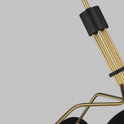 Visual Comfort Studio EC1025MBK Jane Five Light Chandelier, Midnight Black Alternate Image 6.jpg