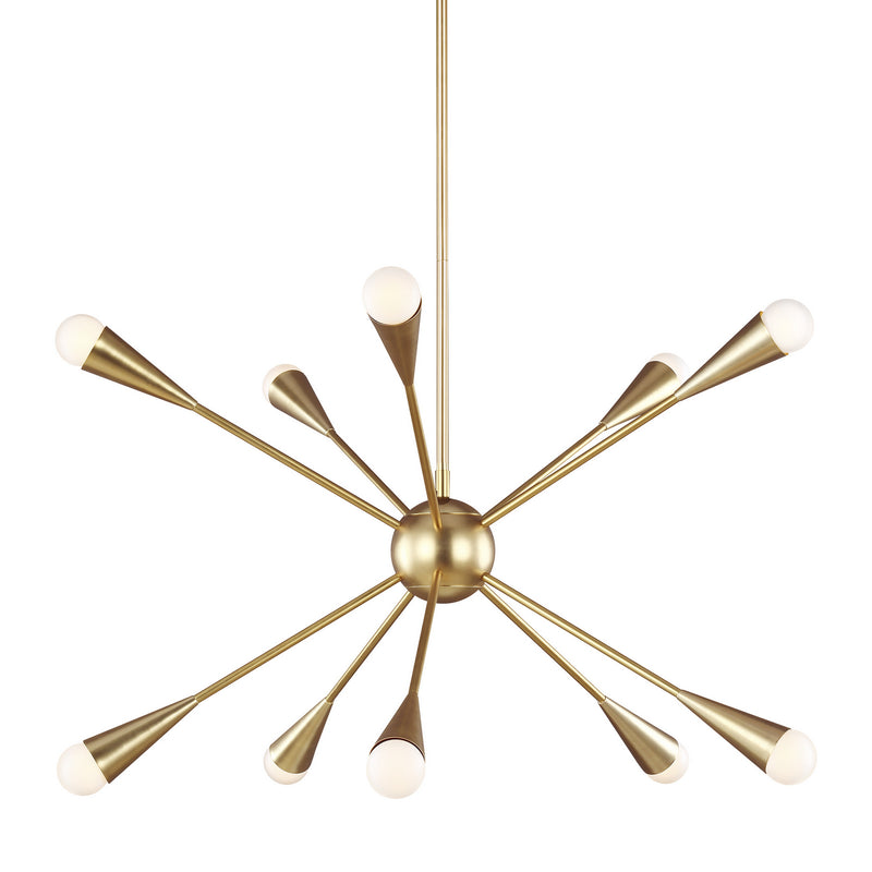 Visual Comfort Studio EC10310BBS Jax Ten Light Chandelier, Burnished Brass Alternate Image.jpg