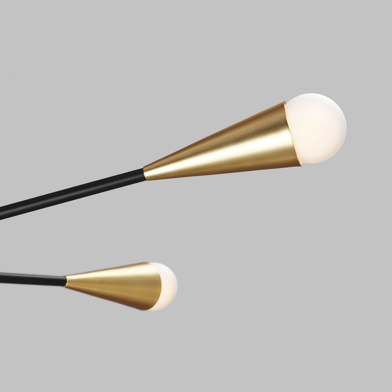 Visual Comfort Studio EC10310MBK Jax Ten Light Chandelier, Midnight Black Alternate Image 2.jpg
