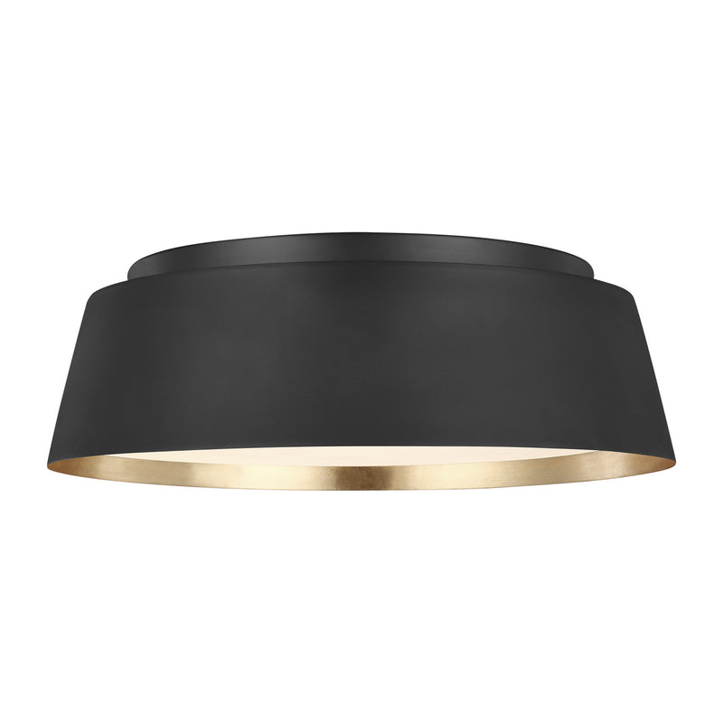 Visual Comfort Studio EF1003MBK Asher Three Light Flush Mount, Midnight Black Alternate Image.jpg