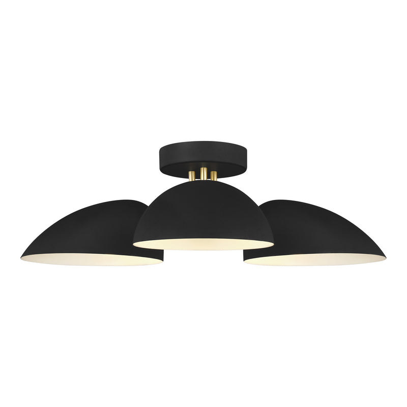 Visual Comfort Studio EF1023MBK Jane Three Light Flush Mount, Midnight Black Alternate Image.jpg
