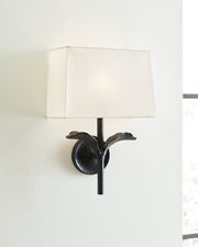 Visual Comfort Studio EW1011AI Georgia One Light Wall Sconce, Aged Iron Alternate Image 2.jpg