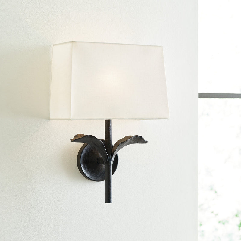 Visual Comfort Studio EW1011AI Georgia One Light Wall Sconce, Aged Iron Alternate Image 3.jpg