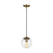 Visual Comfort Studio 6501801EN7-848 Leo - Hanging Globe One Light Pendant, Satin Brass Main Image.jpg