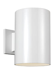 Visual Comfort Studio 8313901-15/T Outdoor Cylinders One Light Outdoor Wall Lantern, White Main Image.jpg