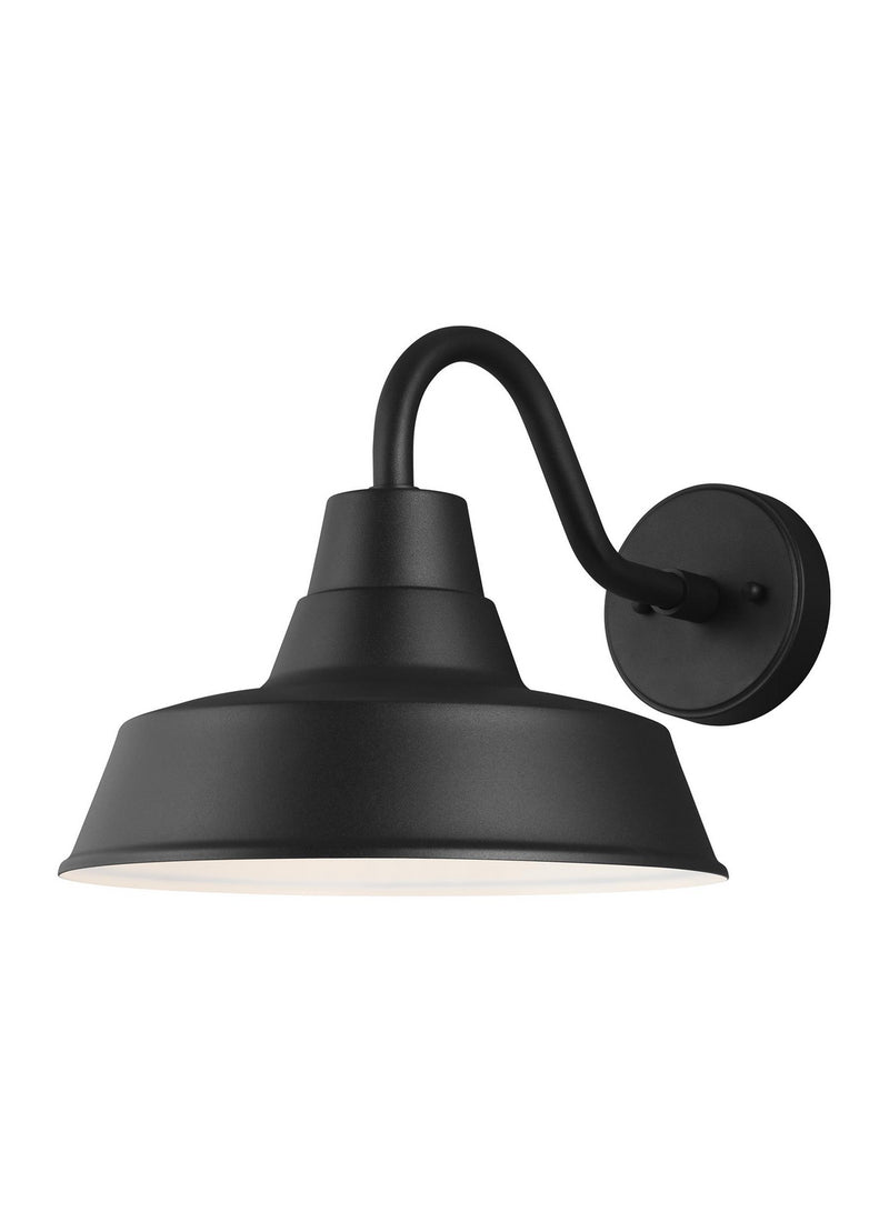 Visual Comfort Studio 8637401-12/T Barn Light One Light Outdoor Wall Lantern, Black Main Image.jpg