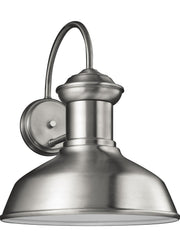 Generation Lighting 8647701-04/T Fredricksburg One Light Outdoor Wall Lantern, Satin Aluminum Main Image.jpg
