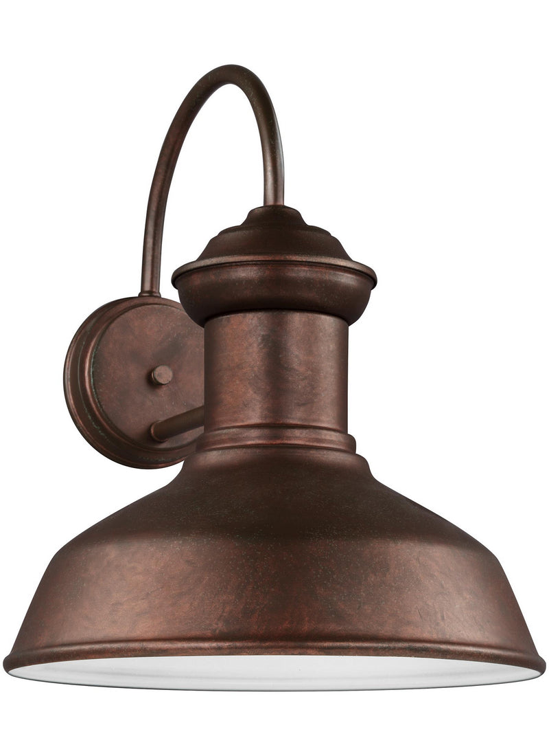 Generation Lighting 8647701-44/T Fredricksburg One Light Outdoor Wall Lantern, Weathered Copper Main Image.jpg
