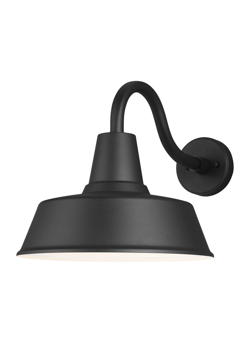 Visual Comfort Studio 8737401-12/T Barn Light One Light Outdoor Wall Lantern, Black Main Image.jpg