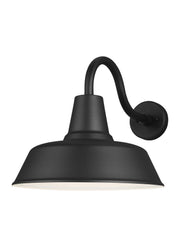 Visual Comfort Studio 8837401-12/T Barn Light One Light Outdoor Wall Lantern, Black Main Image.jpg