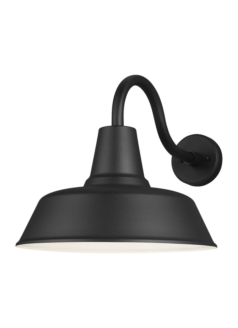 Visual Comfort Studio 8837401-12/T Barn Light One Light Outdoor Wall Lantern, Black Main Image.jpg