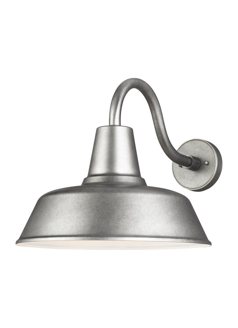 Visual Comfort Studio 8837401-57/T Barn Light One Light Outdoor Wall Lantern, Weathered Pewter Main Image.jpg