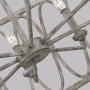 Visual Comfort Studio F3351/8DA Patrice Eight Light Handing Shade, Deep Abyss Alternate Image 4.jpg