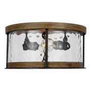 Visual Comfort Studio FM530DWK/SGM Angelo Two Light Flush Mount, Distressed Weathered Oak / Slate Grey Metal Alternate Image.jpg