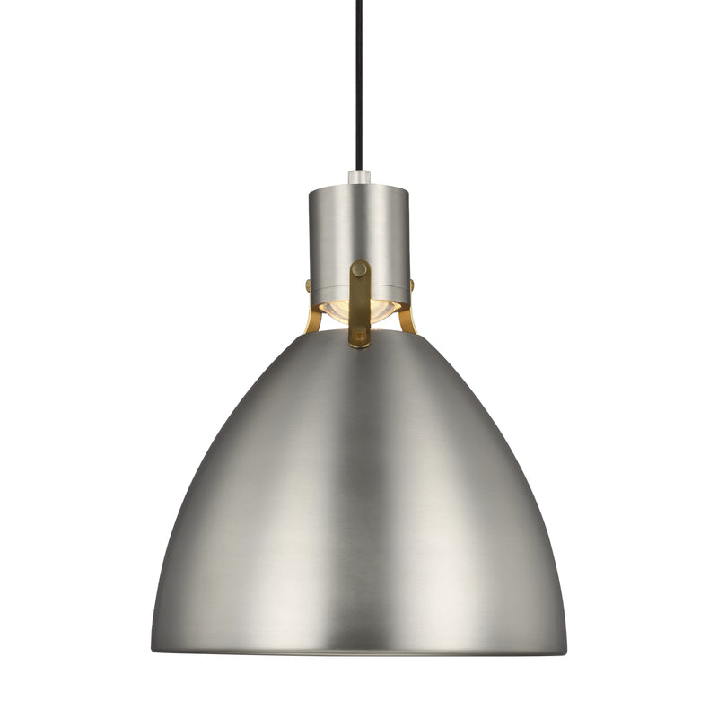 Visual Comfort Studio P1442SN-L1 Brynne LED Pendant, Satin Nickel Alternate Image.jpg