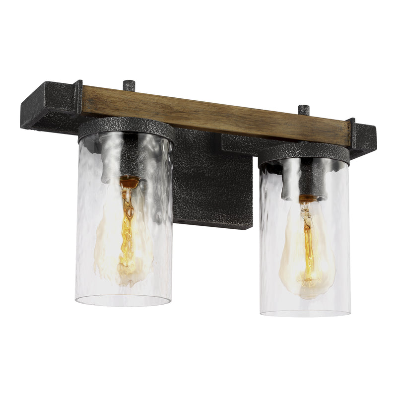 Visual Comfort Studio VS18252DWK/SGM Angelo Two Light Vanity, Distressed Weathered Oak / Slate Grey Metal Main Image.jpg