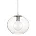 Mitzi H270701L-PN Margot One Light Pendant, Polished Nickel Main Image.jpg