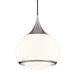 Mitzi H281701L-PN Reese One Light Pendant, Polished Nickel Main Image.jpg