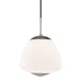 Mitzi H288701L-PN Jane One Light Pendant, Polished Nickel Main Image.jpg