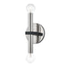 Mitzi H296102-PN/BK Colette Two Light Wall Sconce, Polished Nickel/Black Main Image.jpg