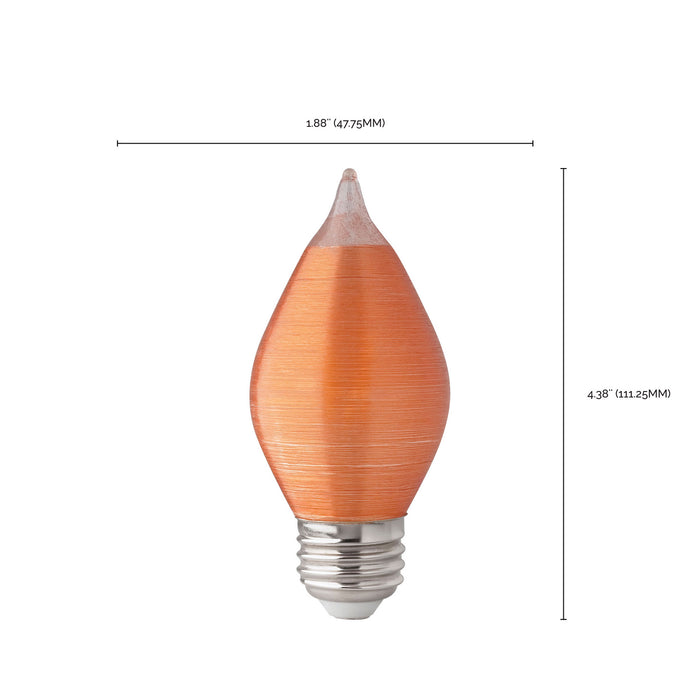 Satco S23412 Light Bulb, Spun Amber Alternate Image 2.jpg