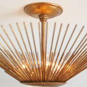 Visual Comfort Studio AF1083ADB Helios Three Light Flush Mount, Antique Gild Alternate Image 6.jpg