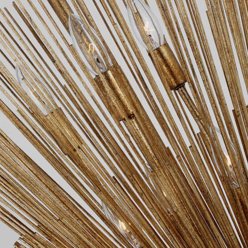Visual Comfort Studio AP1146ADB Helios Six Light Pendant, Antique Gild Alternate Image.jpg