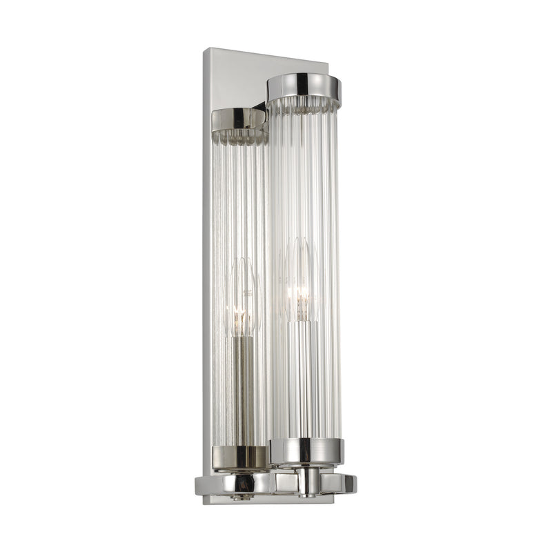 Visual Comfort Studio AW1041PN Demi One Light Wall Sconce, Polished Nickel Main Image.jpg
