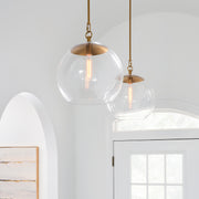 Visual Comfort Studio CP1041BBS Atlantic One Light Pendant, Burnished Brass Alternate Image.jpg