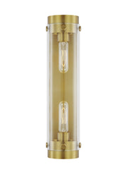 Visual Comfort Studio CW1002BBS Garrett Two Light Wall Sconce, Burnished Brass Alternate Image.jpg