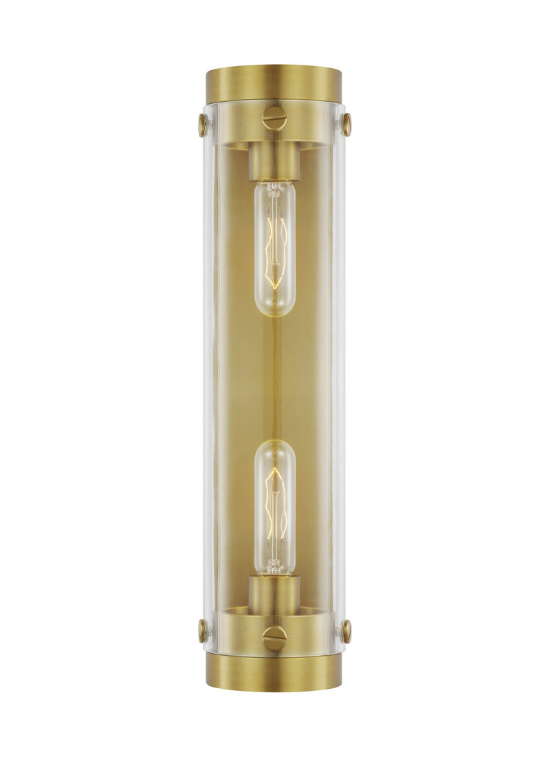 Visual Comfort Studio CW1002BBS Garrett Two Light Wall Sconce, Burnished Brass Alternate Image.jpg